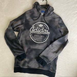Adidas Originals Men’s Tie Dye Gray Hoodie